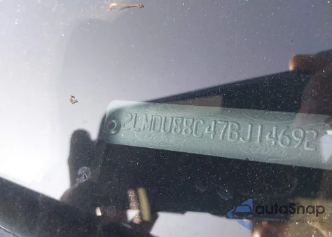 2007 Lincoln Mkx z USA, uszkodzony, nr VIN 2LMDU88C47BJ14692